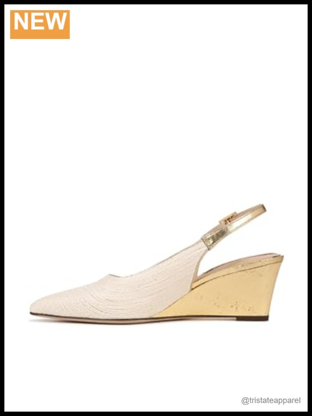 Raffia Pointed Toe Slingback Wedge Heel Sandals